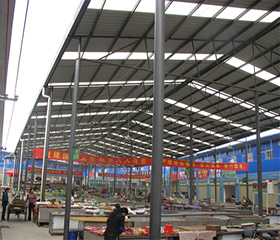 輕鋼廠房雨棚